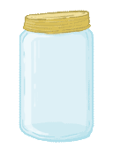 glass mason jar