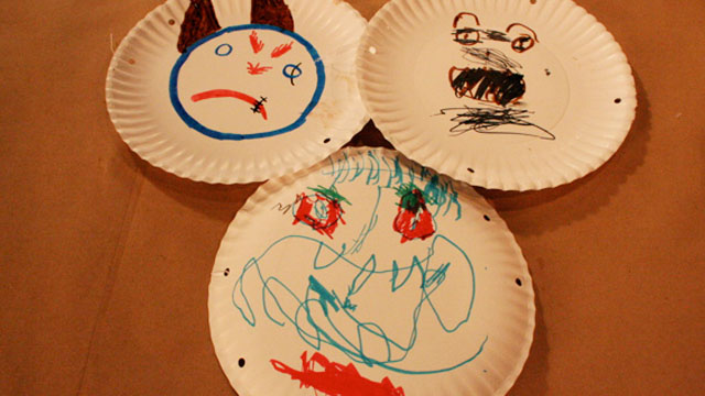 Paper Plate Masks!